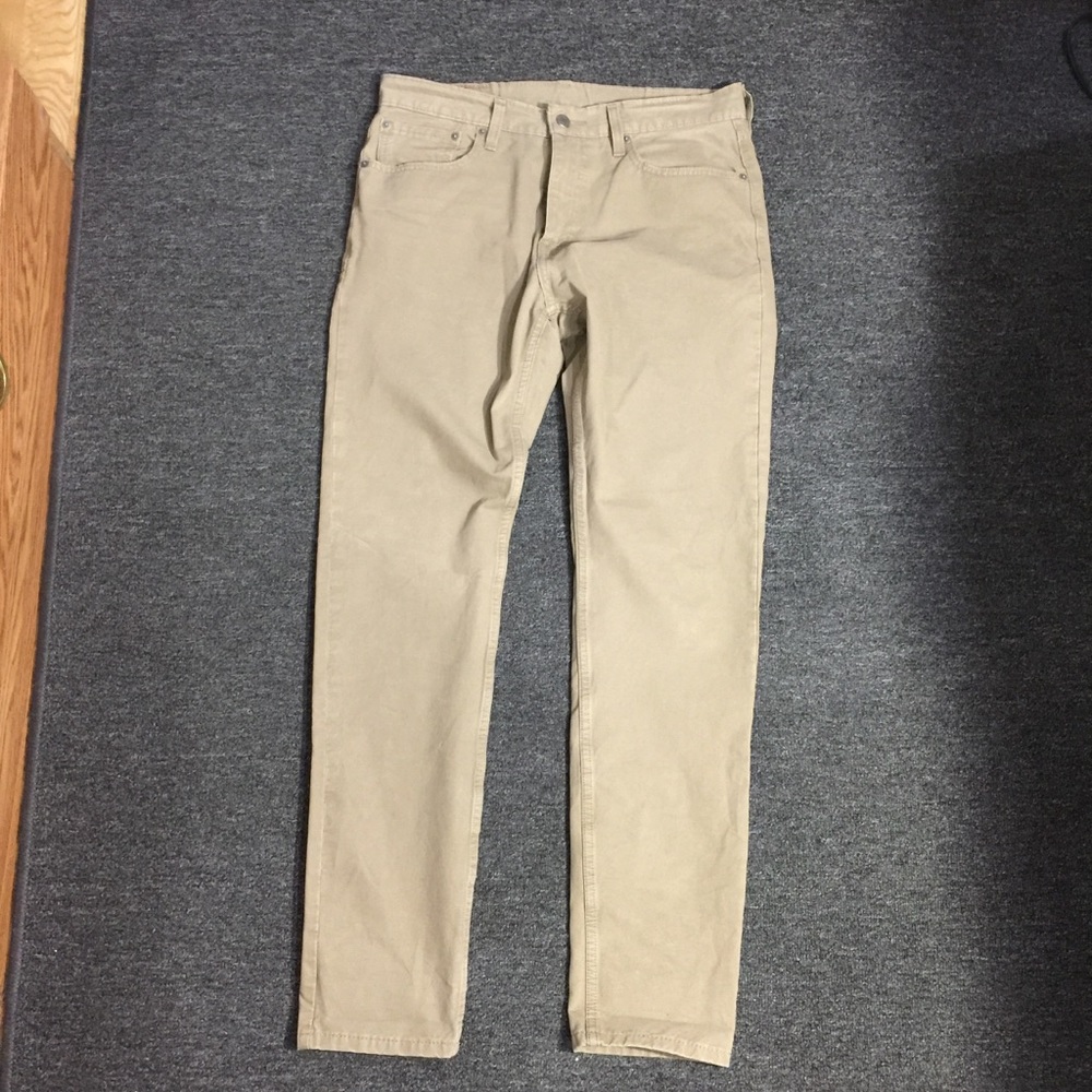 Levi’s Beige 512 Jeans Size 33x34 Pre-Owned